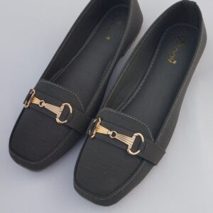 Women's Rexine Casual Pumps with jelly sole Grey1125