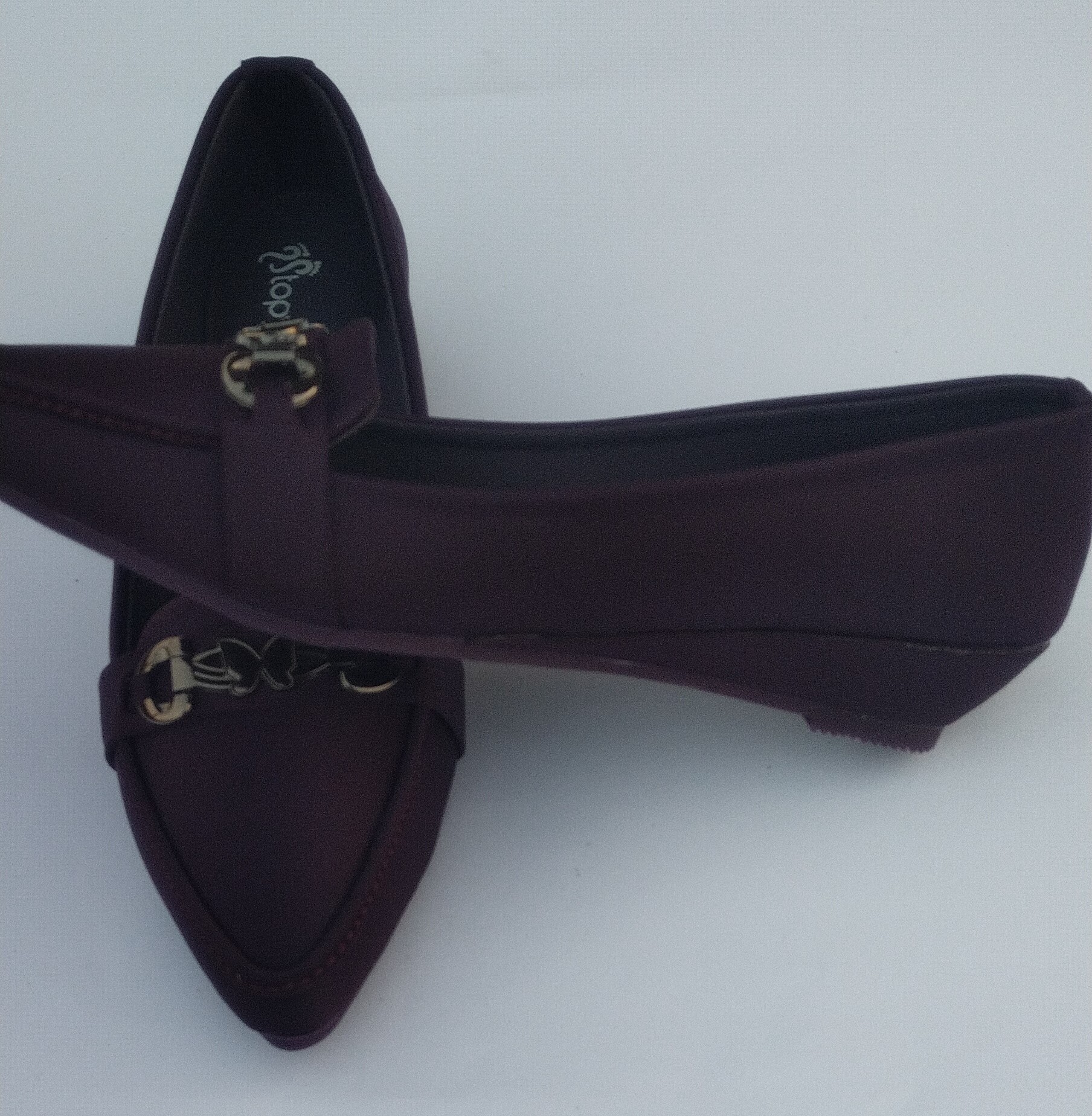 Purple Butterfly Charm Loafers - Image 9