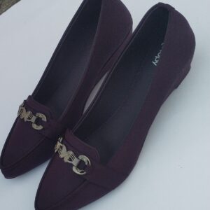 Purple Butterfly Charm Loafers