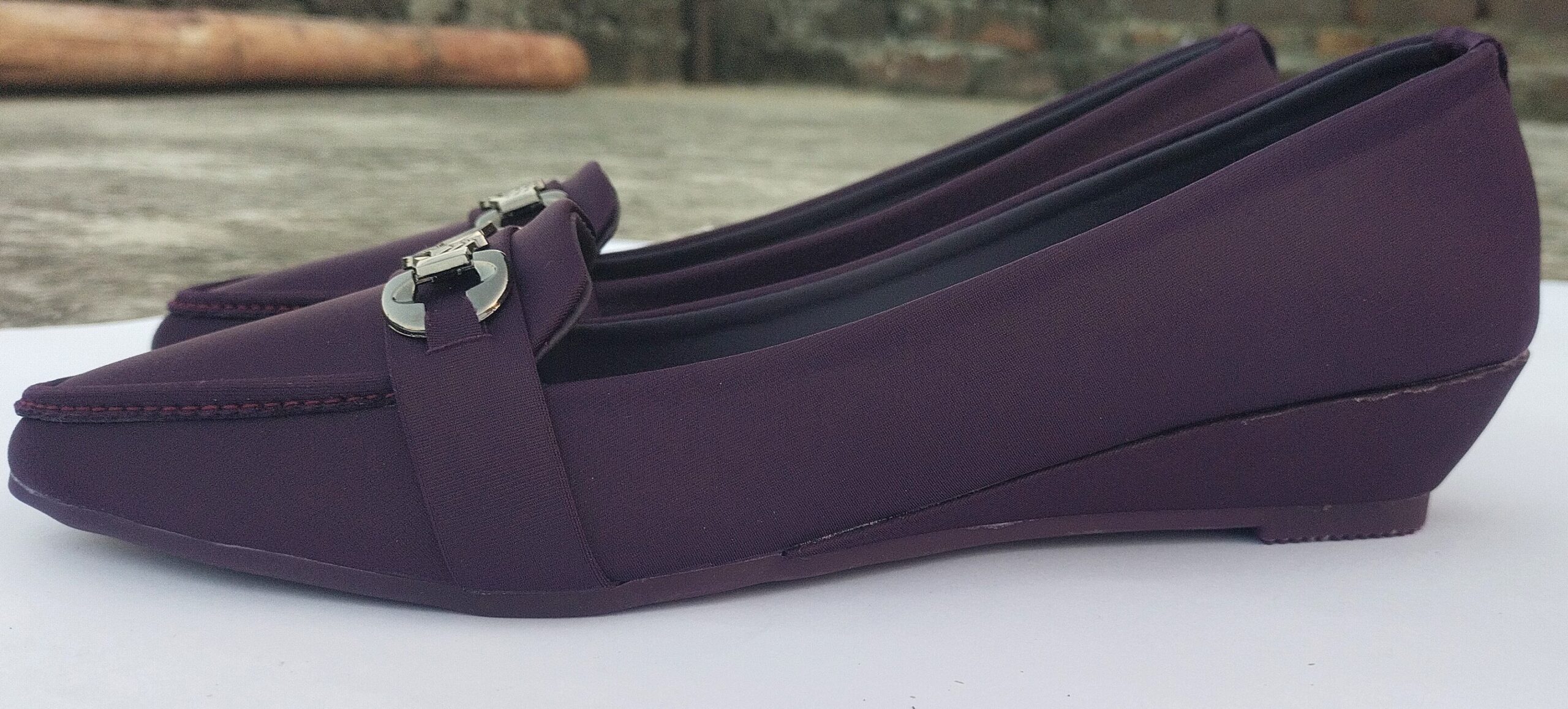 Purple Butterfly Charm Loafers - Image 12