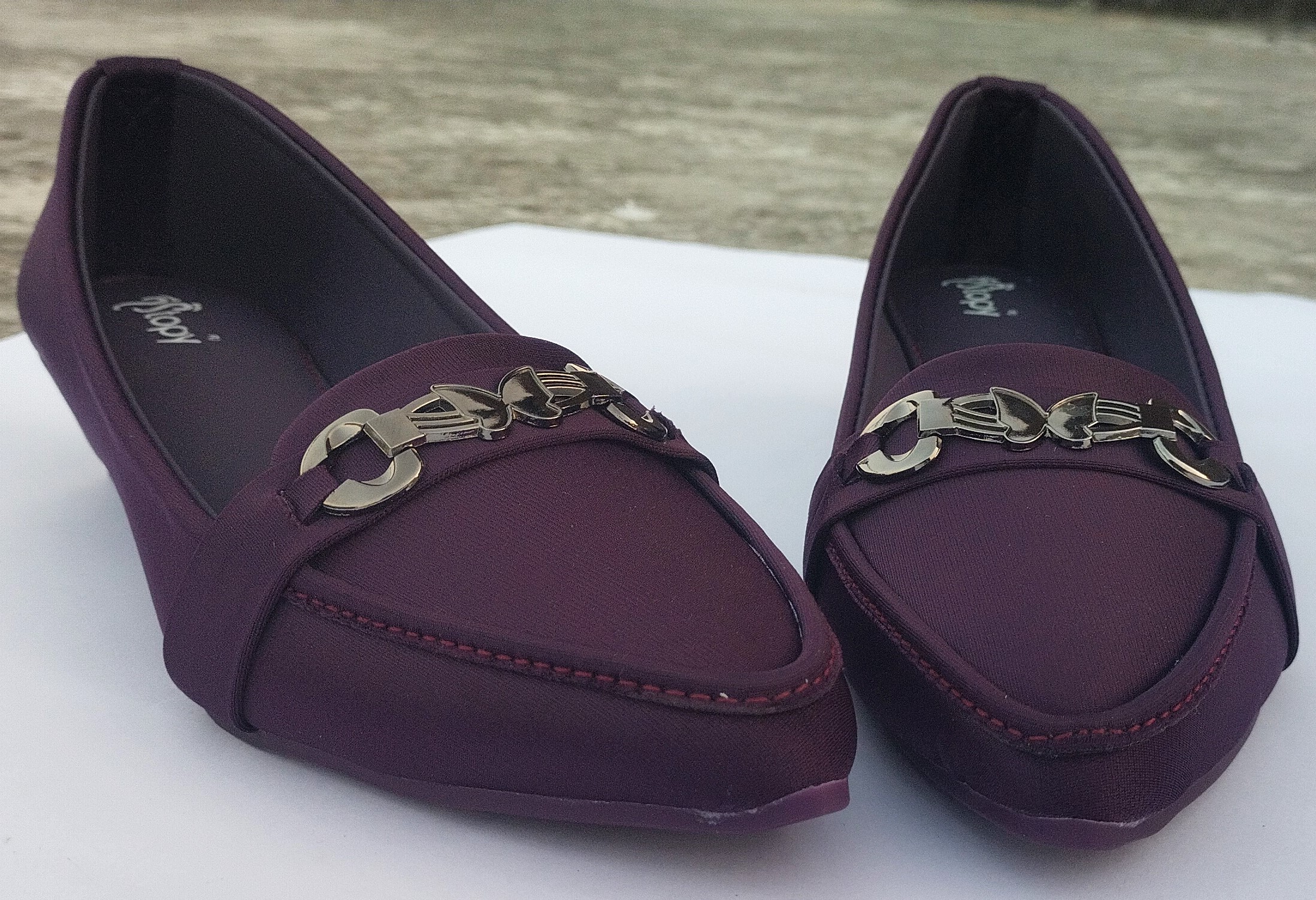 Purple Butterfly Charm Loafers - Image 14