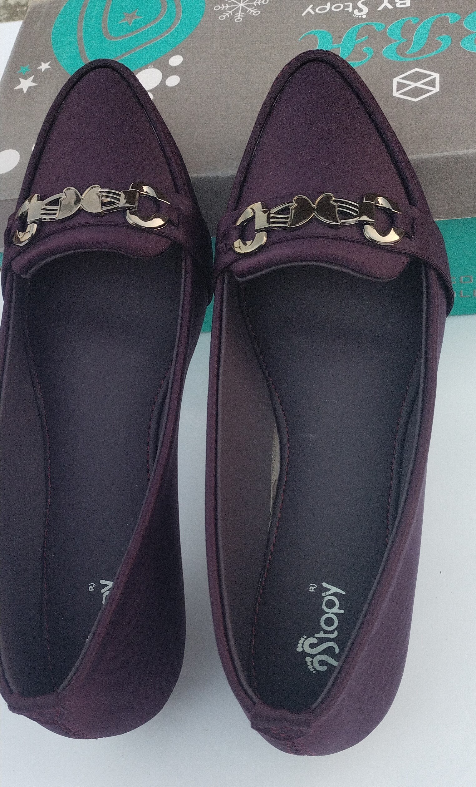 Purple Butterfly Charm Loafers - Image 6