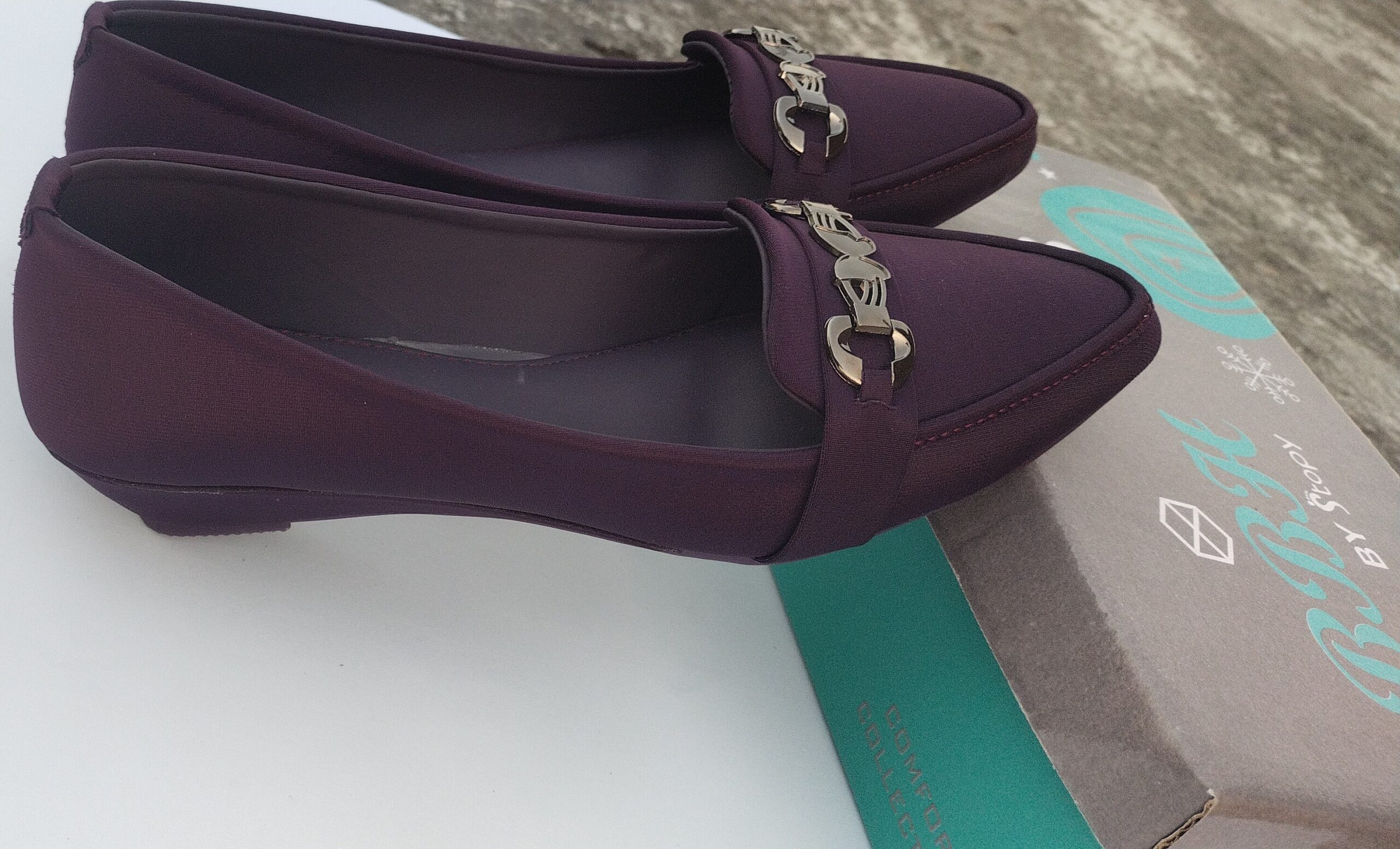 Purple Butterfly Charm Loafers - Image 5